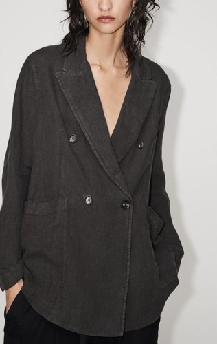 Zara leinen blazer fb - leinen,