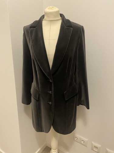 Eleganter samt blazer - samt-blazer, in